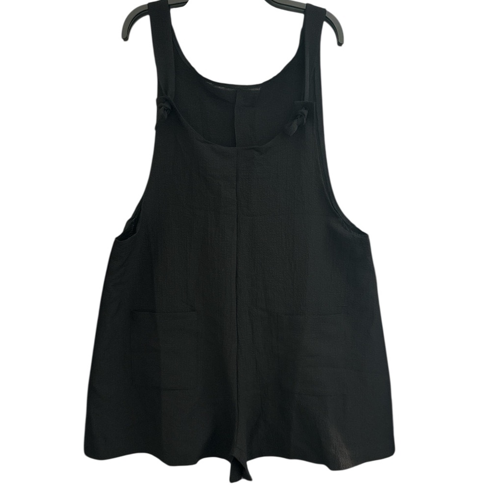 Black Women's short overalls
